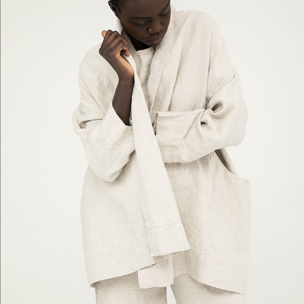 Elizabeth Suzann Flax Linen Clyde Jacket Small